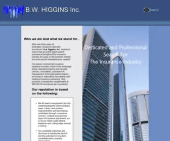 Bwhiggins.com(Bw higgins inc bw higgins inc) Screenshot