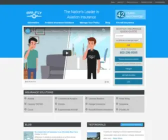 Bwifly.com(The Nation's Leader in Aircraft Insurance) Screenshot