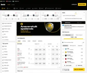 Bwin.se Screenshot