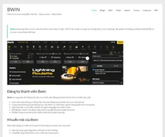 Bwin138.net(Bwin 138) Screenshot