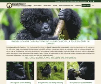 Bwindiugandagorillatrekking.com(Bwindi Impenetrable Forest National Park) Screenshot