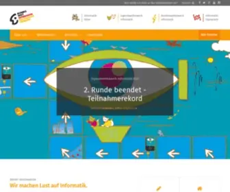 Bwinf.de(Bundesweite Informatikwettbewerbe) Screenshot