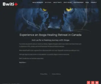 Bwiti.ca(The Iboga Experience) Screenshot