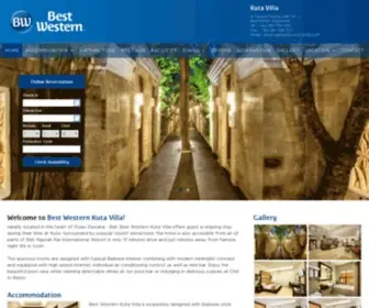 Bwkutavilla.com(Best Western Kuta Villa) Screenshot