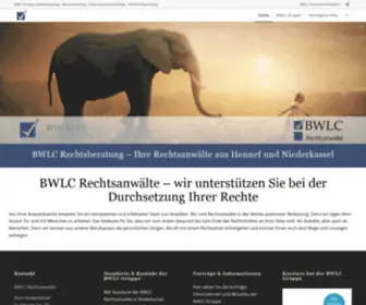 BWLC-Rechtsanwaelte.de(BWLC Rechtsanwälte) Screenshot