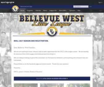 BWLL.org(Bellevue West Little League) Screenshot