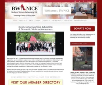 Bwnice.org(Business Women Networking) Screenshot