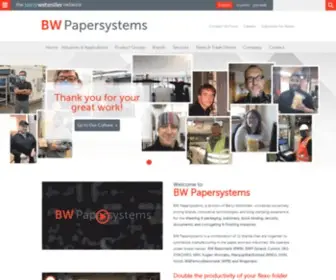 Bwpapersystems.com(Paper Processing Solutions) Screenshot