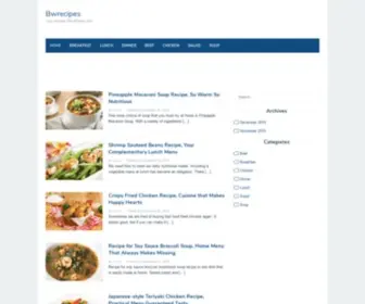 Bwrecipes.xyz(Just recipes WordPress site) Screenshot