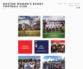 BWRFC.org(Boston Women's Rugby Football Club) Screenshot