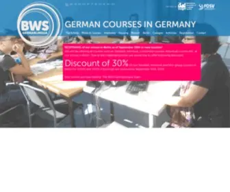 BWS-Germanlingua.de(Learn German in Germany at our BWS Germanlingua language school) Screenshot