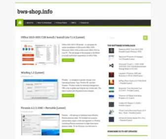 BWS-Shop.info(Download PC Softwares) Screenshot