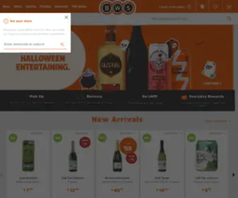BWS.com.au(Beer Wine Spirits) Screenshot