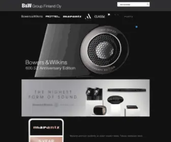 BWspeakers.fi(Bowers & Wilkins) Screenshot