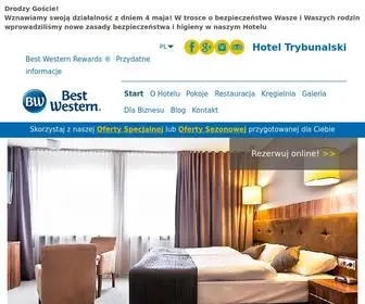 BWTRybunalski.pl(Best Western Hotel Trybunalski) Screenshot