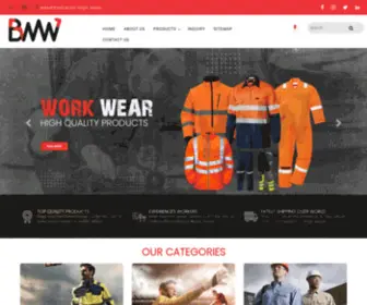 BWW.com.pk(Barrier Work Wear) Screenshot