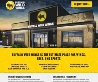 BWWfranchising.com(Buffalo Wild Wings Franchising) Screenshot