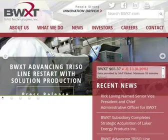 BWXT.com(BWX Technologies) Screenshot