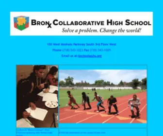 BXCHS.org(Bronx Collaborative High School) Screenshot