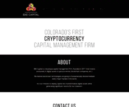 Bxecapital.com(BXE Capital) Screenshot