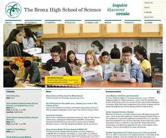 BXscience.edu(The Bronx High School of Science) Screenshot