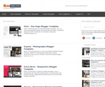 Bxtemplates.com(Responsive Blogger XML Templates) Screenshot