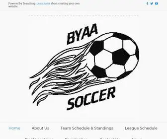 Byaasoccernj.com(Save Time Communicating with Your Team) Screenshot