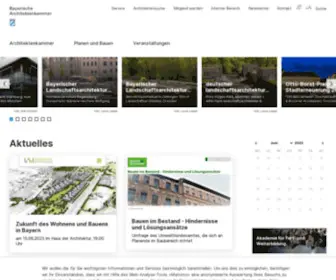 Byak.de(Bayerische Architektenkammer) Screenshot