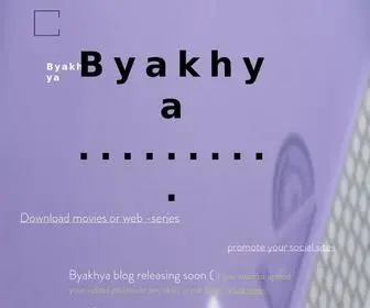 Byakhya.com(Advertise) Screenshot