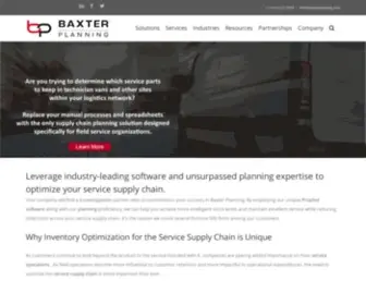 Bybaxter.com(Baxter Planning) Screenshot