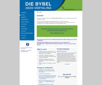 Bybeldirektevertaling.co.za(Tuisblad) Screenshot