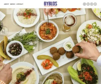 BYblosrestaurants.com(Byblos Mediterranean Grill) Screenshot