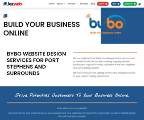 Bybo.com.au(Web Design for Small Business Port Stephens NSW) Screenshot