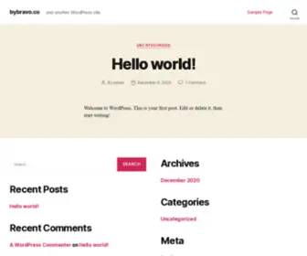 BYbravo.co(Just another WordPress site) Screenshot