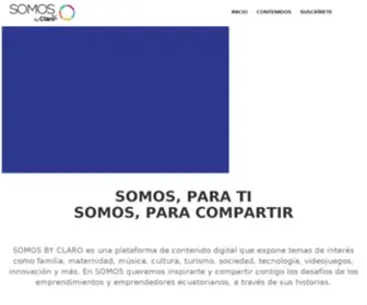BYclaro.com.ec(SOMOS by Claro) Screenshot