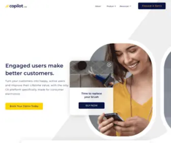 Bycopilot.com(The IoT user engagement platform) Screenshot