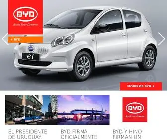 BYD.com.uy(BYD Auto Uruguay) Screenshot