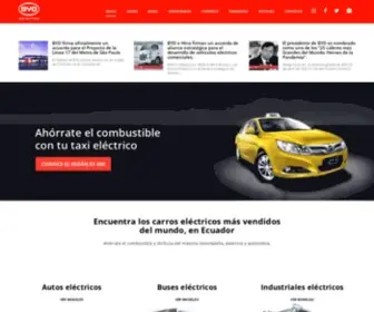 Bydelectrico.com(BYD Eléctrico Ecuador) Screenshot