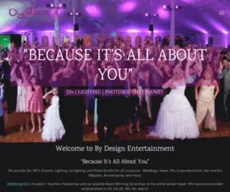 Bydesigndj.com(NJ Wedding DJ) Screenshot