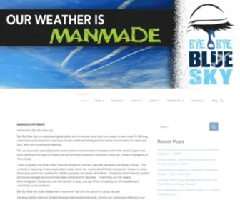 Byebyebluesky.com(MISSION STATEMENT Welcome to Bye Bye Blue Sky Bye Bye Blue Sky) Screenshot