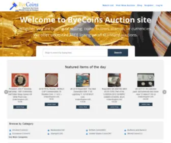 Byecoins.co.uk(ByeCoins Auction Services) Screenshot