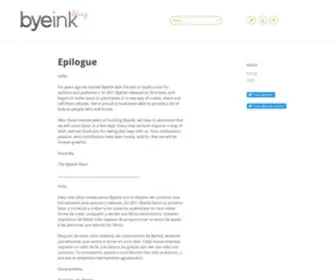 Byeink.com(Byeink blog) Screenshot