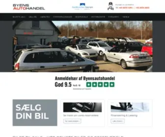 Byensautohandel.dk(Biler til salg) Screenshot