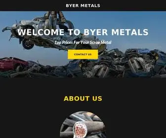 Byermetals.com(Scrap Metal) Screenshot