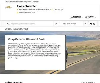 Byerschevyparts.com(Genuine Chevrolet Parts) Screenshot