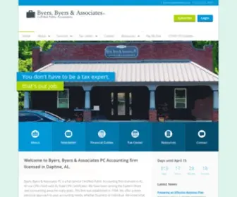 ByerscPa.com(Daphne, AL Accounting Firm) Screenshot