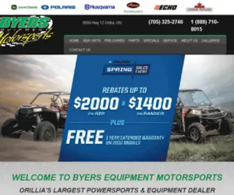 Byersequipment.com(ALLAN BYERS' EQUIPMENT LTD) Screenshot