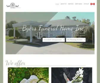 Byersfuneralhomeinc.com(Byers Funeral Home Inc) Screenshot