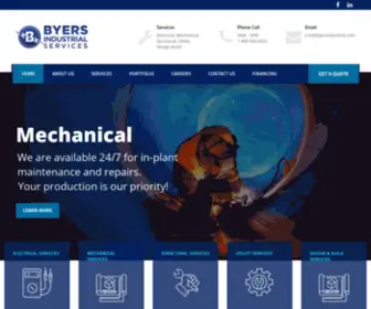 Byersindustrial.com(Byers Industrial Services) Screenshot