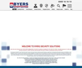 Byerssecurity.co.za(Byers Security Solutions Cape Town) Screenshot